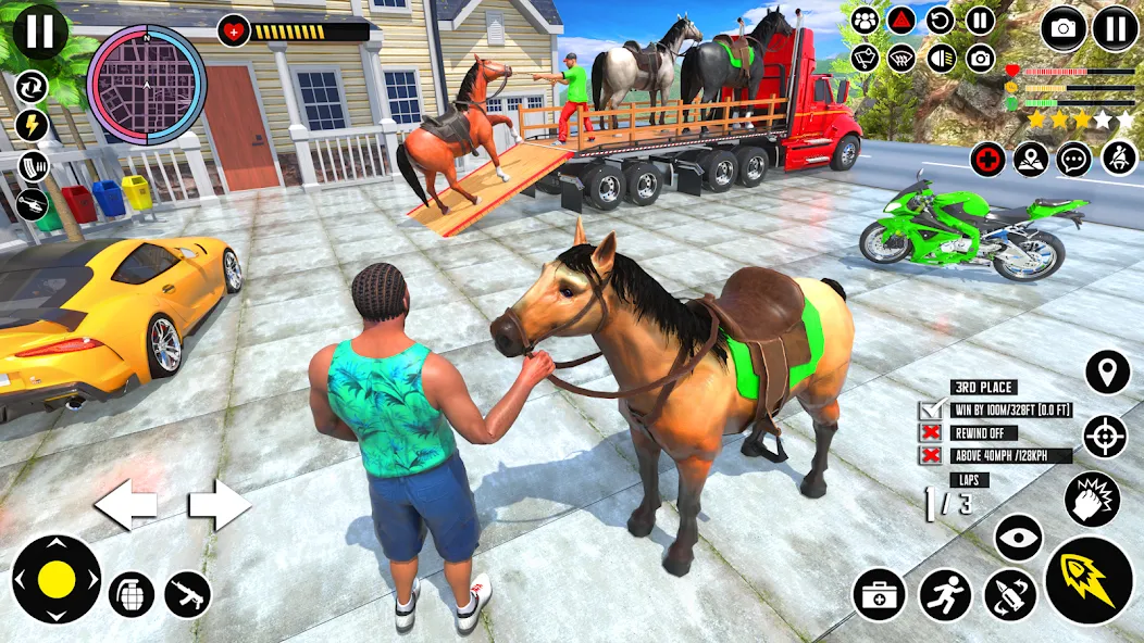 Animal Transport Truck Game 3D (Игра Грузовик для перевозки животных)  [МОД Unlimited Money] Screenshot 2