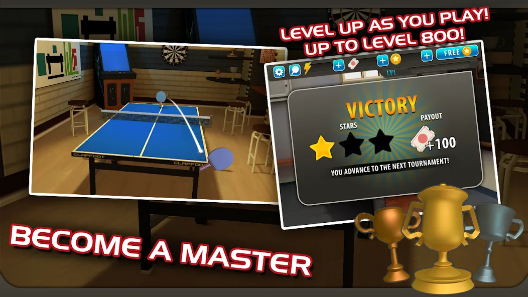 Ping Pong Masters (Пингпонг мастера)  [МОД Все открыто] Screenshot 3