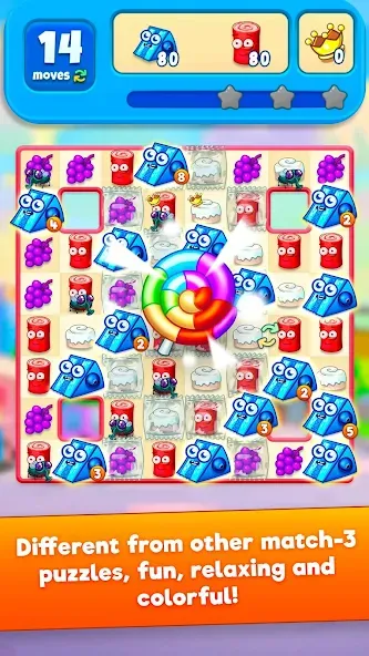 Sugar Heroes - match 3 game  [МОД Меню] Screenshot 1