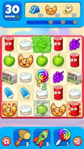 Sugar Heroes - match 3 game  [МОД Меню] Screenshot 5