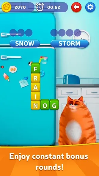 Kitty Scramble: Word Game  [МОД Много монет] Screenshot 3