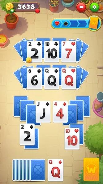 Kings & Queens: Solitaire Game  [МОД Бесконечные монеты] Screenshot 5