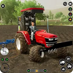 Взлом US Tractor Farming Games 3d  [МОД Unlimited Money] - последняя версия apk на Андроид