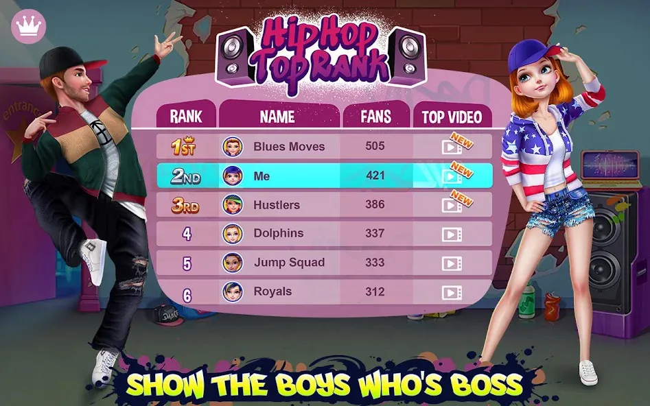 Hip Hop Battle - Girls vs Boys  [МОД Menu] Screenshot 5