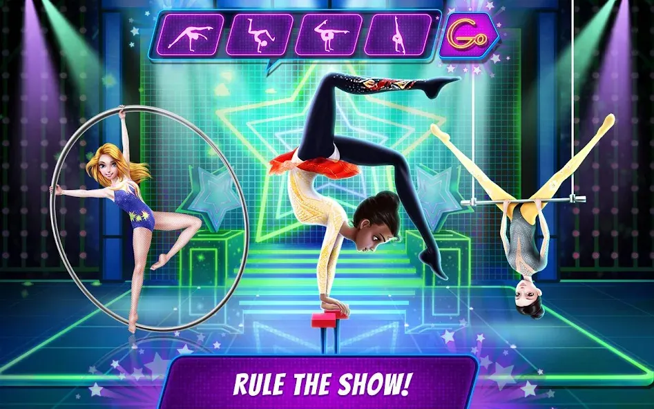 Acrobat Star Show - Girl Power  [МОД Много денег] Screenshot 1