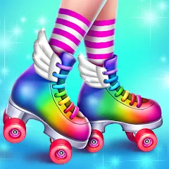 Взломанная Roller Skating Girls  [МОД Unlocked] - стабильная версия apk на Андроид