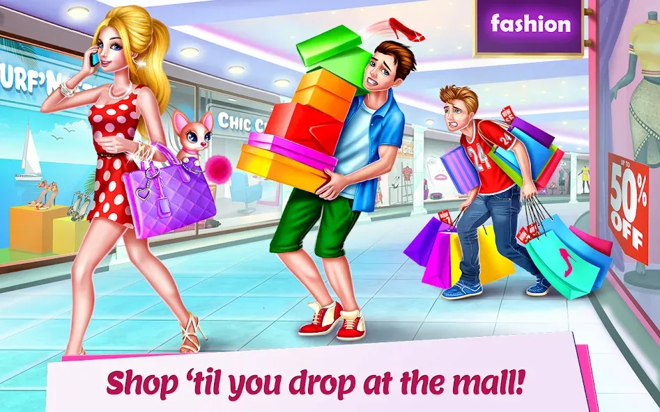 Shopping Mall Girl: Chic Game  [МОД Бесконечные монеты] Screenshot 1