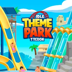 Взломанная Idle Theme Park Tycoon (Айдел Тем Парк Тайкун)  [МОД Бесконечные монеты] - последняя версия apk на Андроид