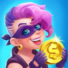 Скачать взлом Coin Gangster - Spin Master (Коин Гангстер)  [МОД Mega Pack] - полная версия apk на Андроид