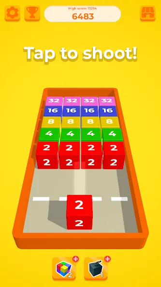 Chain Cube 2048: 3D merge game (Чейн Куб)  [МОД Unlocked] Screenshot 2