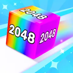 Скачать взломанную Chain Cube 2048: 3D merge game (Чейн Куб)  [МОД Unlocked] - последняя версия apk на Андроид