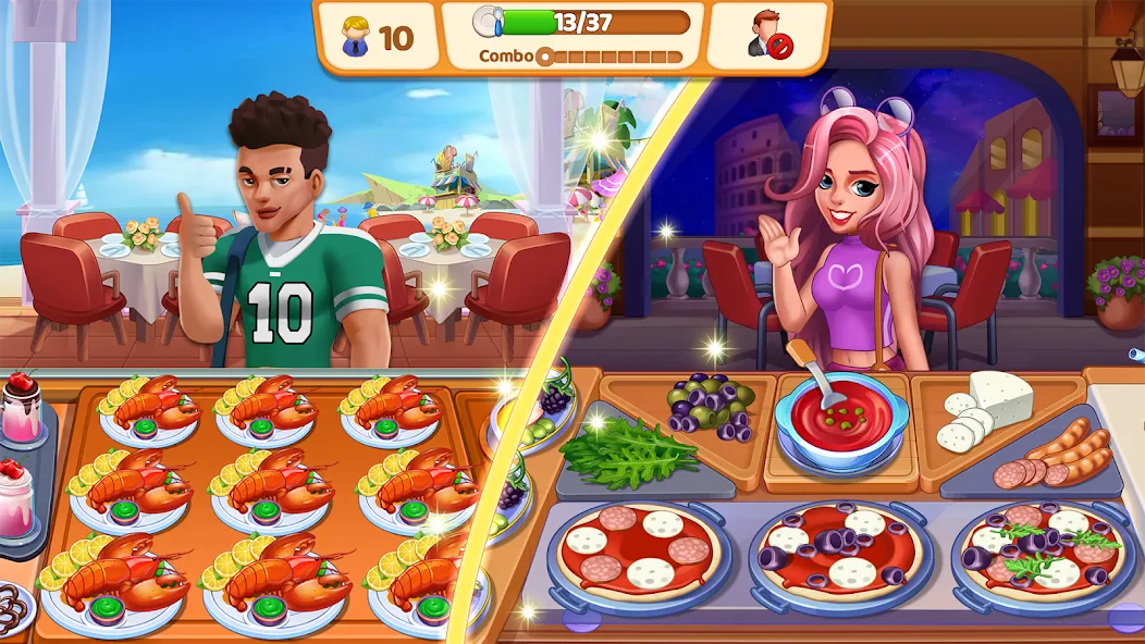 Food Voyage: Fun Cooking Games (Фуд Воядж)  [МОД Menu] Screenshot 5