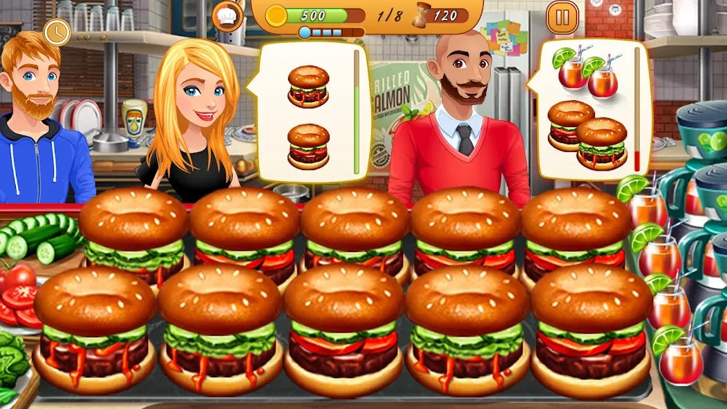 Cooking Team: Restaurant Games  [МОД Menu] Screenshot 4