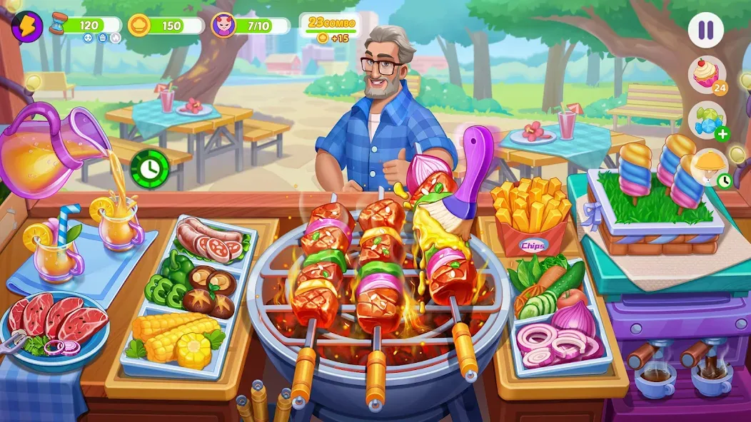 Cooking Town - Restaurant Game (Кукинг Таун)  [МОД Меню] Screenshot 1