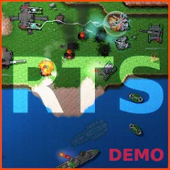 Взломанная Rusted Warfare - Demo (Растущая война)  [МОД Много монет] - стабильная версия apk на Андроид