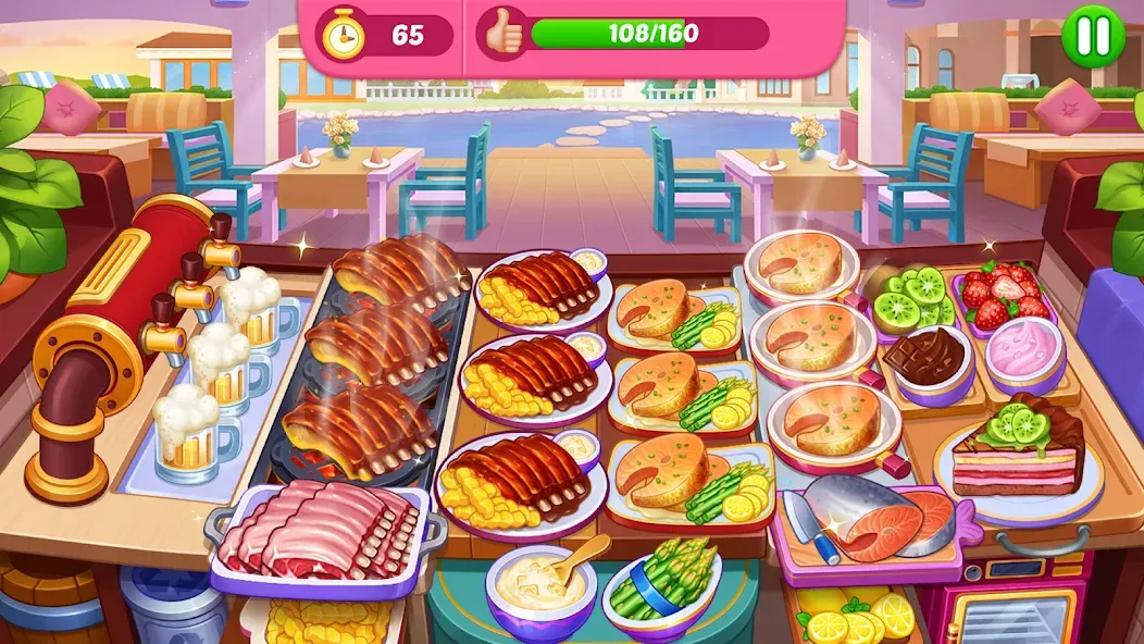 Crazy Cooking Diner: Chef Game (Крейзи кукинг дайнер)  [МОД Меню] Screenshot 4