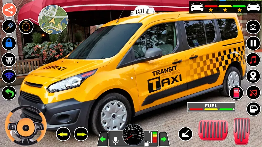 US Taxi Game 2023-Taxi Driver  [МОД Mega Pack] Screenshot 2