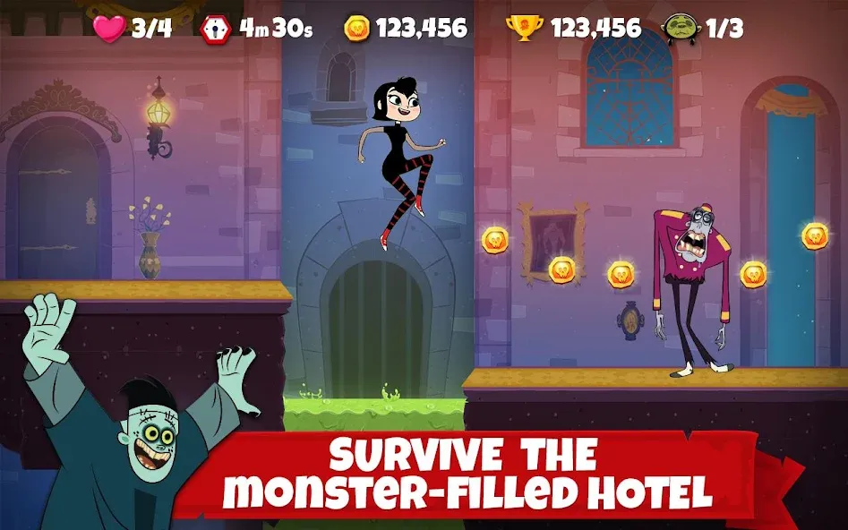 Hotel Transylvania Adventures  [МОД Unlimited Money] Screenshot 1