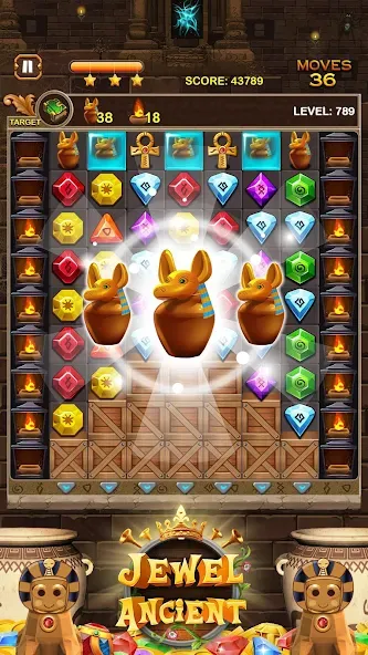 Jewel Ancient Pyramid Treasure  [МОД Mega Pack] Screenshot 2