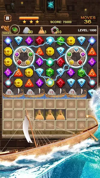 Jewel Ancient Pyramid Treasure  [МОД Mega Pack] Screenshot 3