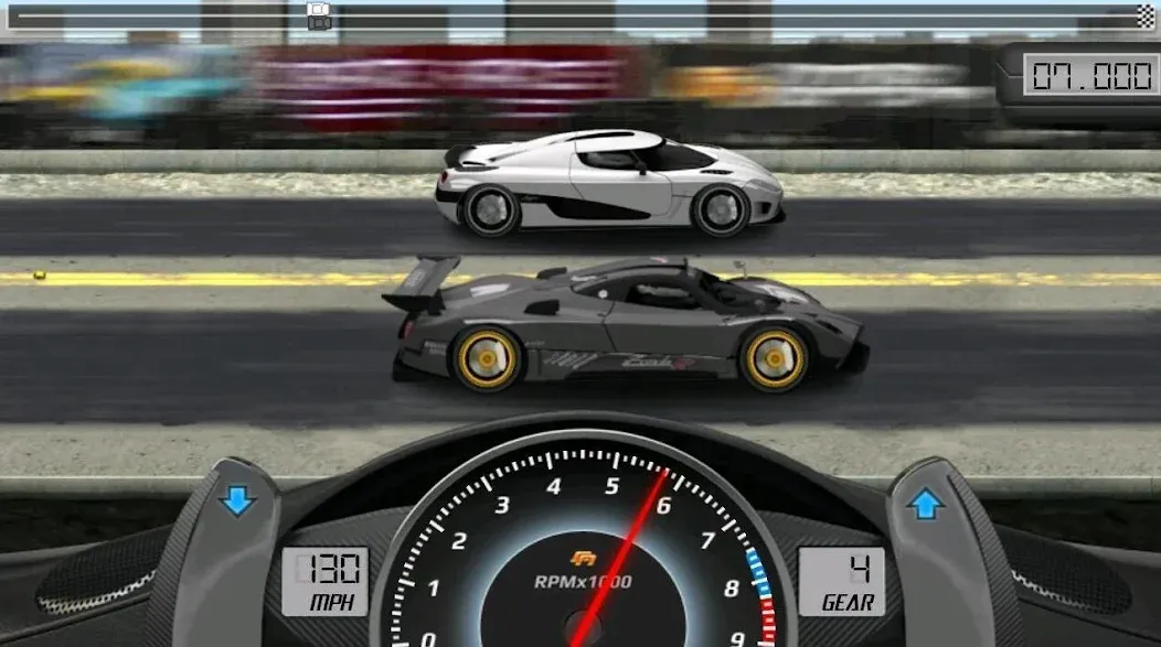 Drag Racing (Драгрейсинг)  [МОД Бесконечные монеты] Screenshot 2