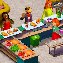 Взломанная Cooking Cup: Fun Cafe Games (Кукинг Кап)  [МОД Много монет] - последняя версия apk на Андроид