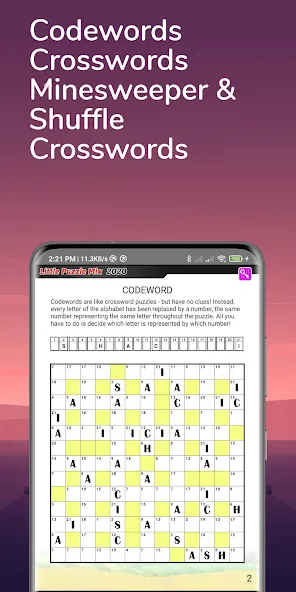 Puzzle Book: Daily puzzle page  [МОД Mega Pack] Screenshot 3