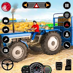 Взломанная Tractor Simulator Farm Games (Фарминг игры)  [МОД Mega Pack] - стабильная версия apk на Андроид