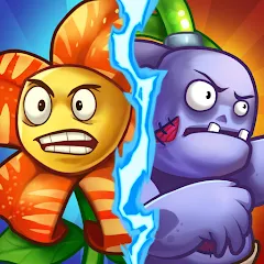 Скачать взломанную Zombie Defense - Plants War (Зомби Дефенс)  [МОД Menu] - полная версия apk на Андроид