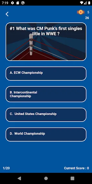 World Wrestling Trivia (Уорлд Рестлинг Тривия)  [МОД Бесконечные монеты] Screenshot 4