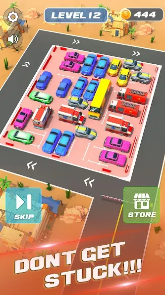 Unblock It Car Puzzle Game (Паркинг Джам Разблокировать)  [МОД Много денег] Screenshot 4