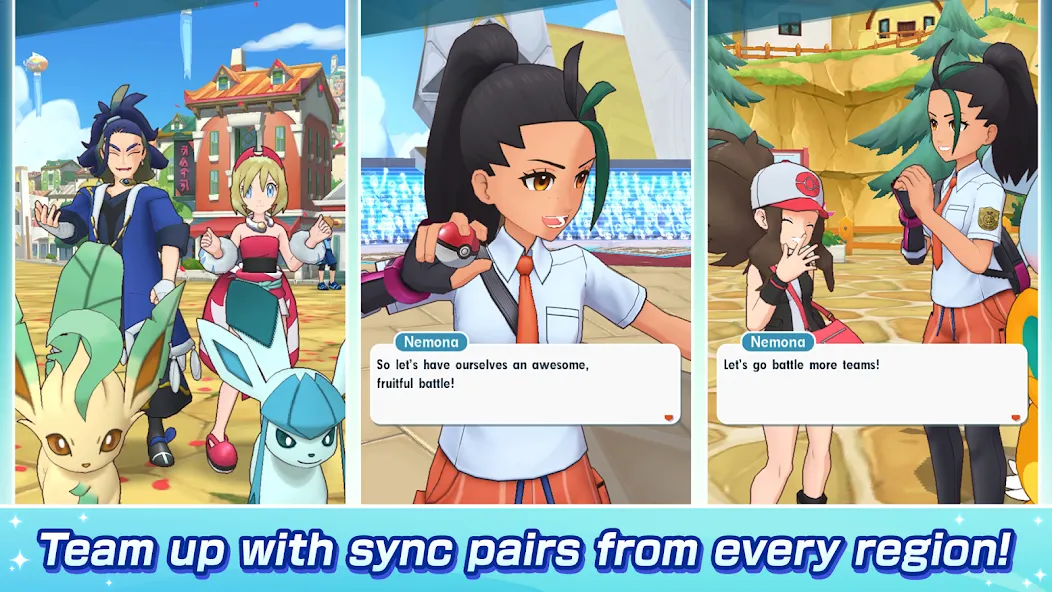 Pokémon Masters EX  [МОД Unlocked] Screenshot 1