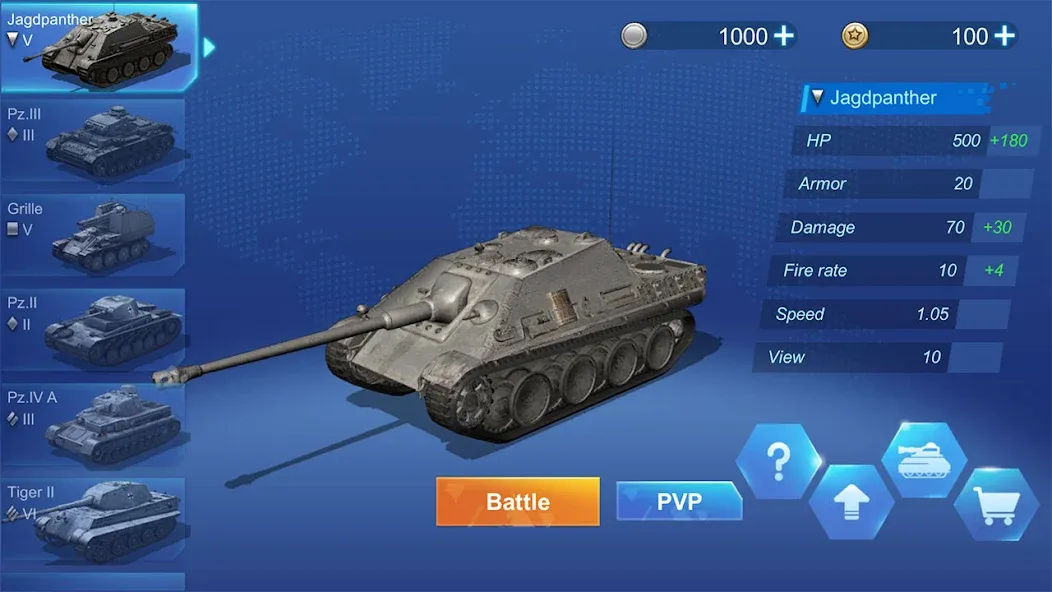 Ace Tank  [МОД Unlocked] Screenshot 1