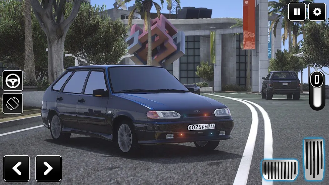 2114 Car Driving: Lada sedan  [МОД Много денег] Screenshot 2