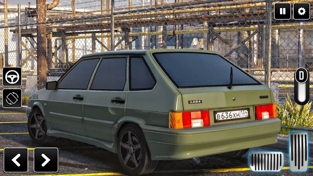 2114 Car Driving: Lada sedan  [МОД Много денег] Screenshot 3