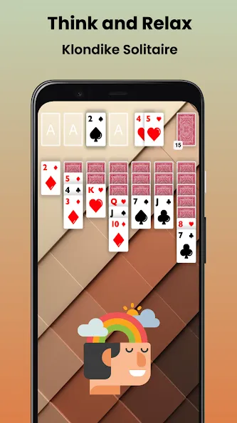 Klondike Solitaire Offline  [МОД Mega Pack] Screenshot 1