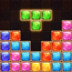 Скачать взлом Puzzle Block Jewels (Пазл Блок Драгоценности)  [МОД Все открыто] - полная версия apk на Андроид