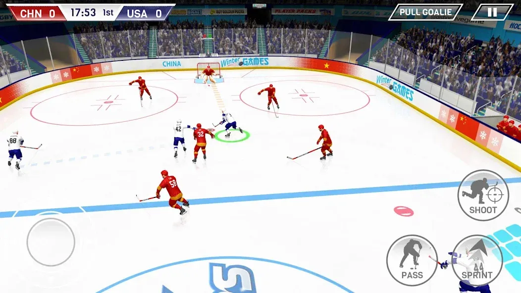 Hockey All Stars (Хоккей Олл Старс)  [МОД Menu] Screenshot 2