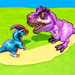 Скачать взломанную Dino Merge (Дино Мердж)  [МОД Много монет] - стабильная версия apk на Андроид