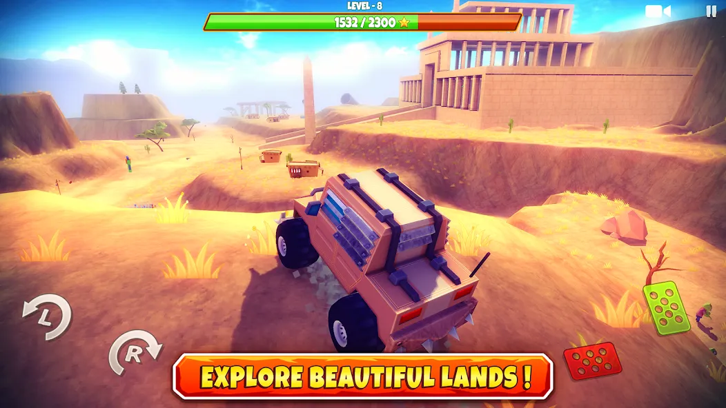 Zombie Offroad Safari (Зомби оффроуд сафари)  [МОД Много денег] Screenshot 1