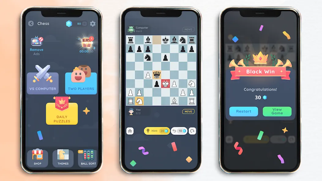 Chess: Classic Board Game  [МОД Много денег] Screenshot 1