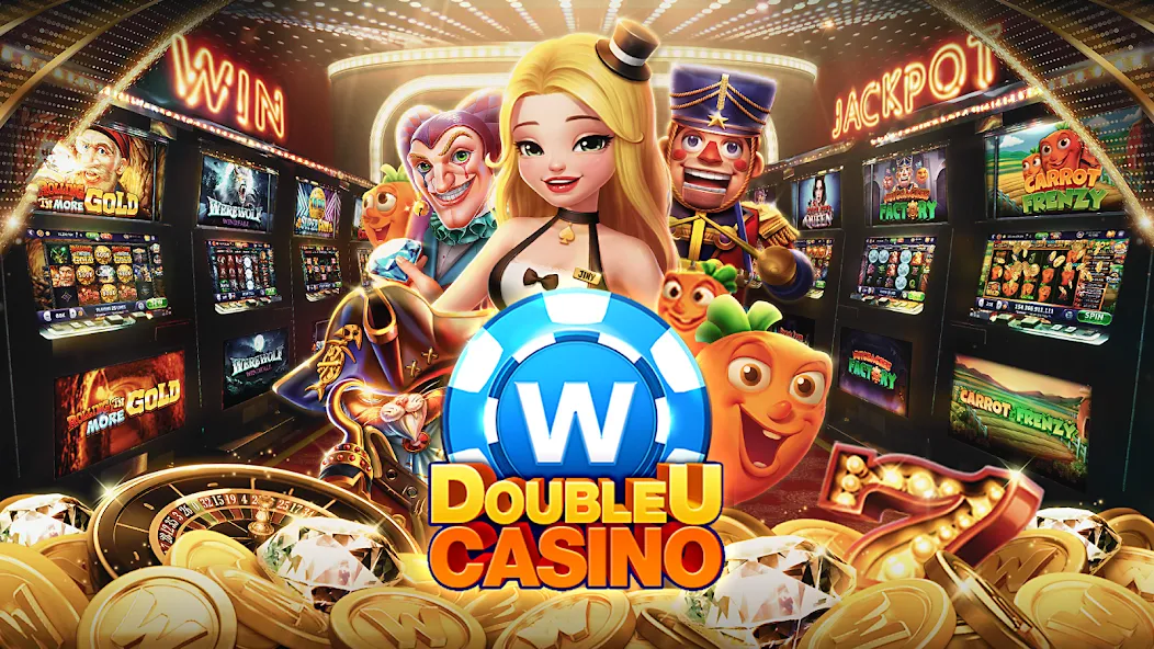 DoubleU Casino™ - Vegas Slots (ДаблЮ Казино)  [МОД Бесконечные монеты] Screenshot 1