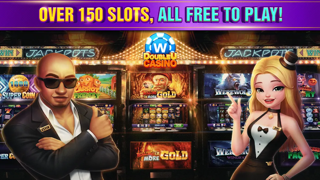 DoubleU Casino™ - Vegas Slots (ДаблЮ Казино)  [МОД Бесконечные монеты] Screenshot 5