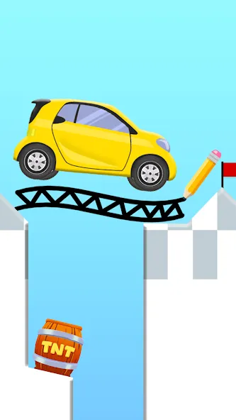 Draw 2 Bridge: Draw Save Car (Дроу 2 Бридж)  [МОД Menu] Screenshot 3