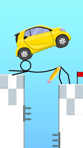 Draw 2 Bridge: Draw Save Car (Дроу 2 Бридж)  [МОД Menu] Screenshot 4