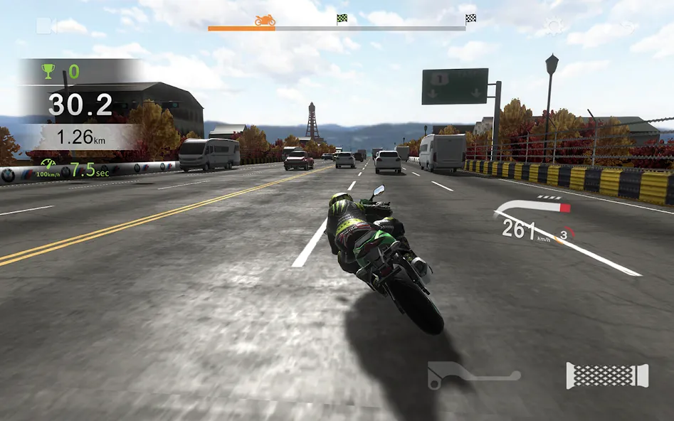 Real Moto Traffic (Реал Мото Трафик)  [МОД Mega Pack] Screenshot 4