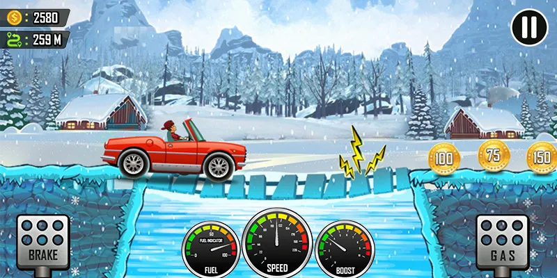 Racing the Hill  [МОД Много монет] Screenshot 2