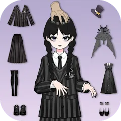 Скачать взломанную Vlinder Princess Dress up game  [МОД Mega Pack] - полная версия apk на Андроид