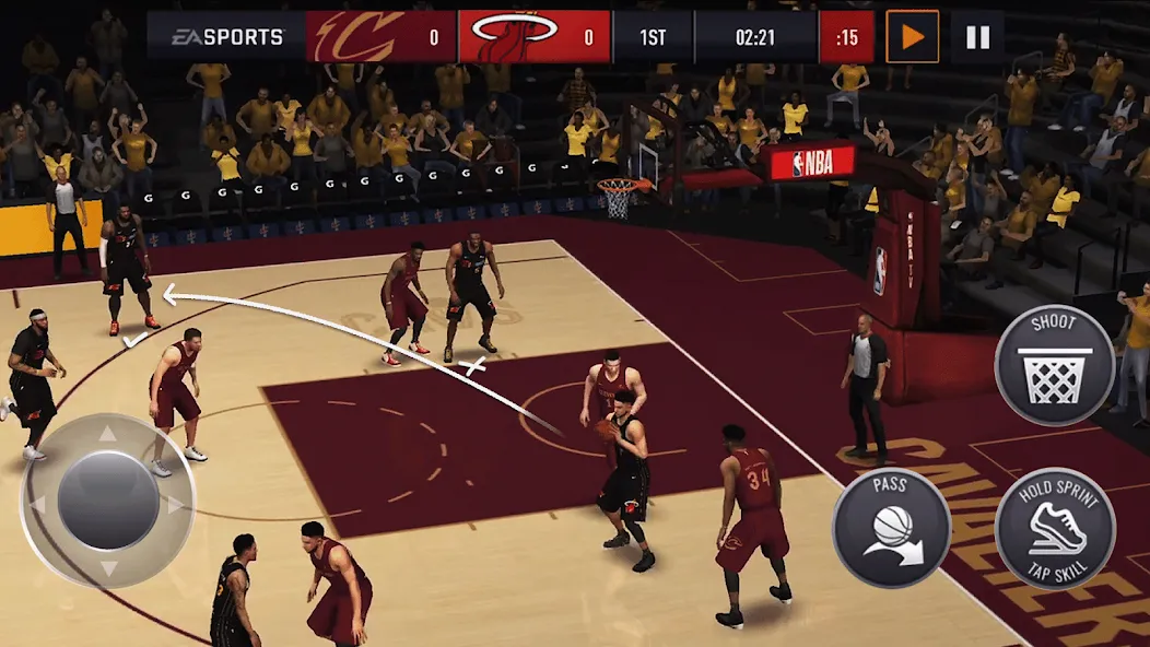 NBA Live Asia (НБА Лайв)  [МОД Бесконечные деньги] Screenshot 1