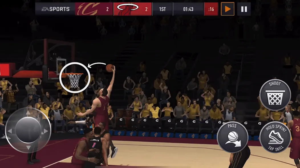 NBA Live Asia (НБА Лайв)  [МОД Бесконечные деньги] Screenshot 4